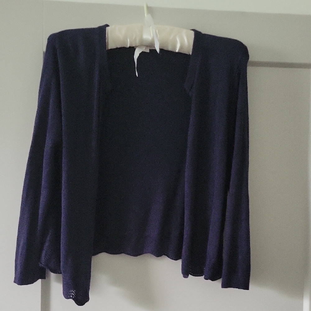LOFT Deep Navy Cardigan